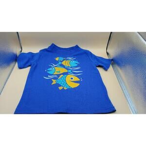 Swiggles 12 Months T-Shirt - Preowned - Fish Scene